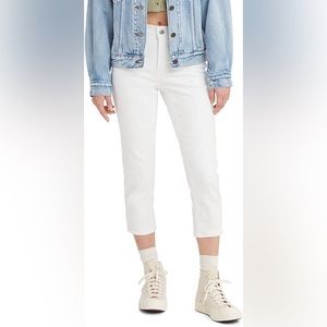 Levi’s white 311 Shaping Capris